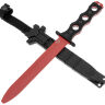 Нож Benchmade SOCP Trainer Red сталь 440C рукоять Black G10 (185T)