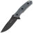 Нож Mr.Blade Hellcat Covert blackwash сталь AUS-8 рукоять Grey G10