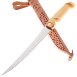Нож Marttiini Classic Filleting Knife 19 сталь Stainless steel рукоять береза воск (630010)