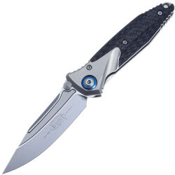 Нож Microtech SOCOM Bravo S/E сталь M390 рукоять Titanium/Carbon Fiber (260-7CFTI)