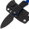 Нож CIVIVI Baby Banter Fixed blackwash сталь Nitro-V рукоять Black/Blue G10 (C23045-1)