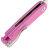 Нож SHOOZIZ HAN309 satin сталь D2 рукоять Pink G10