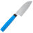 Нож кухонный Owl Knife мини Сантоку SA110 сталь N690 рукоять синий G10