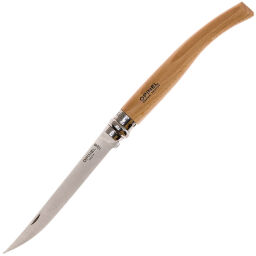 Нож Opinel №12 Effile Slim филейный сталь 12C27 рукоять бук (000518)