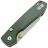 Нож Vosteed Raccoon Bowie TLL stonewash сталь 14C28N рукоять Green Micarta
