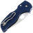 Нож Spyderco Lil' Native Compression Lock сталь CPM-SPY27 рукоять Cobalt Blue G10 (C230GPCBL)