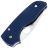 Нож Spyderco Lil' Native Compression Lock сталь CPM-SPY27 рукоять Cobalt Blue G10 (C230GPCBL)