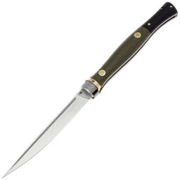 Нож Reptilian Кабальеро-01 Limited сталь D2 рукоять Green micarta/G10