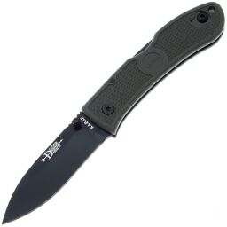 Нож Ka-Bar Dozier Folding Hunter сталь AUS-8 Black рукоять Folliage Green Zytel (KA4062FG)