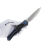 Нож WE Knife 702XI satin сталь M390 рукоять Blue Titanium/Shredded CF (WE07B-1)