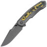 [Уценка] Нож Kizer Feweed сталь S90V рукоять Titanium/Toxic Storm FatCarbon