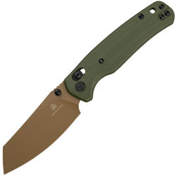 Нож Bestechman Cicada's Wing gold сталь 10Cr15MoV рукоять OD Green G10 (BMK06C)