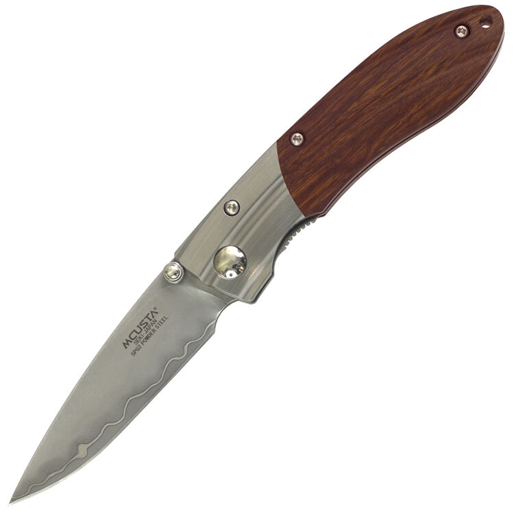 Нож Mcusta Shinra Ripple сталь SPG2 San-Mai рукоять Ironwood (MC-0141G)