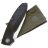 Нож Petrified Fish Terra satin сталь D2 рукоять Black G10