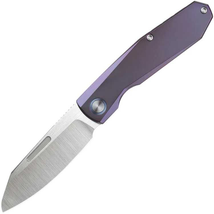 Нож Remette Squirrel сталь M390 рукоять Grilled Blue Titanium (RTDP-C)