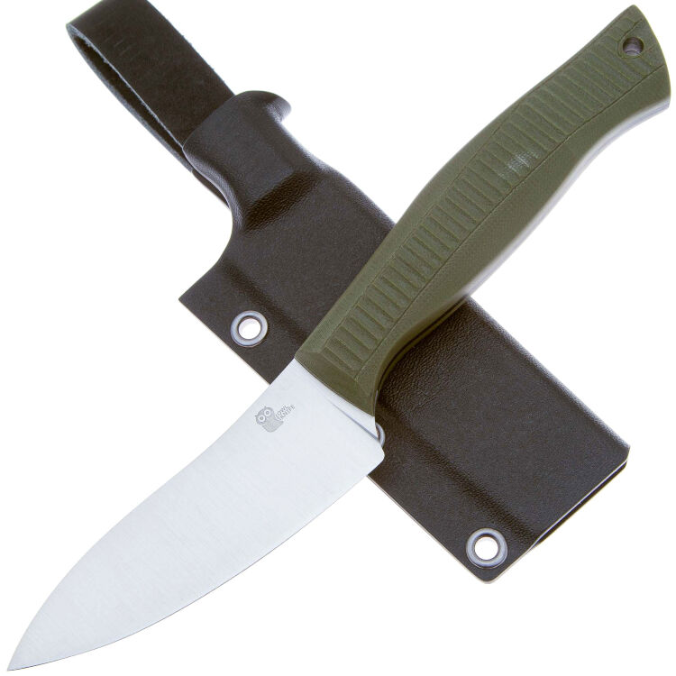 Нож Owl Knife Canadian-S сталь N690 рукоять оливковый G10