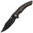 Нож WE Knife Orpheus blackwash сталь 20CV рукоять Black Ti/Copper Foil CF (WE23009-3)