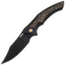 Нож WE Knife Orpheus blackwash сталь 20CV рукоять Black Ti/Copper Foil CF (WE23009-3)