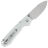 Нож Vosteed Raccoon satin сталь 14C28N рукоять White G10