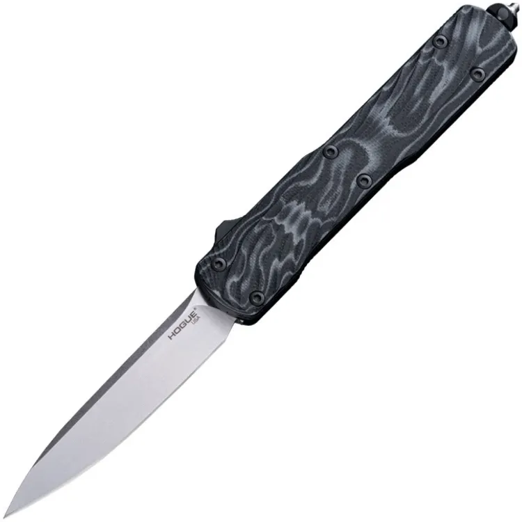 Нож Hogue Counterstrike Drop point stonewash сталь CPM-20CV рукоять Black G-Mascus/Aluminium (34879)