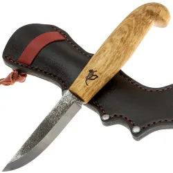 Нож Финка Стандарт сталь D2 рукоять Береза (Дух Диких Лесов)