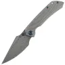 Нож Kansept Fenrir сталь Damascus рукоять Water Ripple Gray Titanium