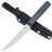 Нож филейный Owl Knife F130 сталь N690 рукоять микарта Джинс серая