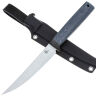 Нож филейный Owl Knife F130 сталь N690 рукоять микарта Джинс серая