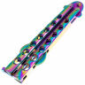 Открывалка Boker Magnum Rainbow Balisong сталь 420 рукоять сталь (09SC010)