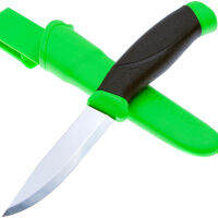 Нож Mora Companion Green сталь Stainless steel рукоять TPE (12158)