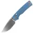 Нож Vosteed Porcupine ModSwap satin сталь 154CM рукоять Blue Micarta