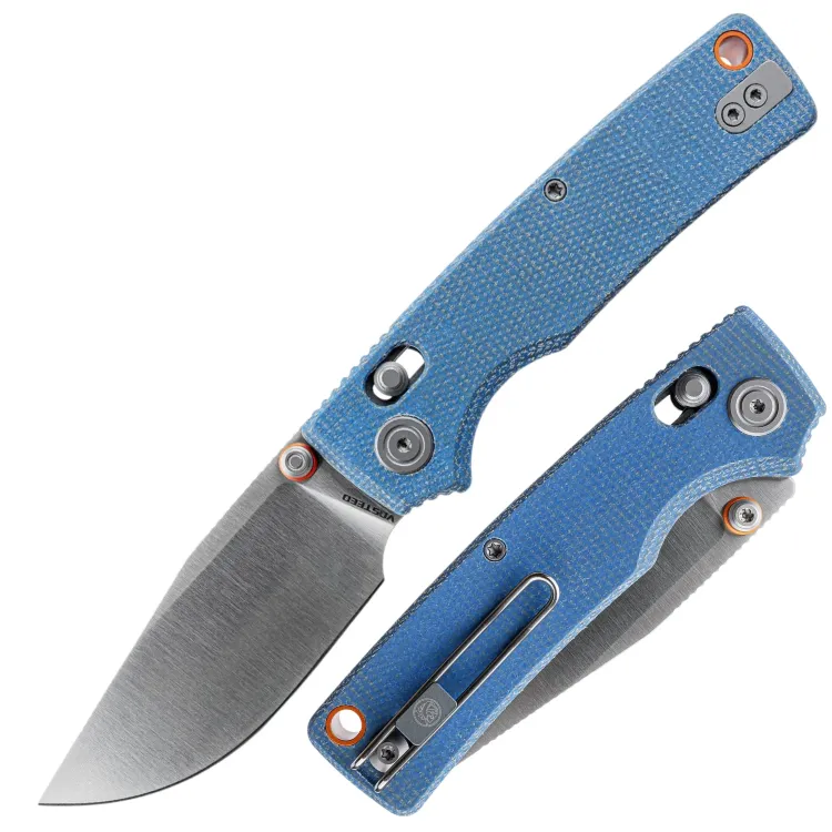Нож Vosteed Porcupine ModSwap satin сталь 154CM рукоять Blue Micarta