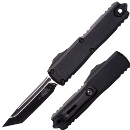 Нож Microtech UTX-85 Gen IV T/E black сталь M390MK рукоять Black Aluminum (12334-1T)