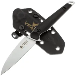Нож Kizlyar Supreme Vran сталь VG-10 Stonewash рукоять Black G10