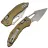 Нож Microtech M-Stitch Ram-Lok stonewash сталь M390MK рукоять Tan Aluminium