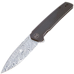 Нож WE Knife Speedster сталь Heimskringla Damasteel рукоять Black Titanium (WE21021B-DS1)