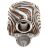 Бусина темлячная Streltsov Art Лаки Дамаск brown titanium
