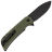Нож Petrified Fish Tunny blackwash сталь 14C28N рукоять Green Micarta
