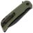Нож Petrified Fish Tunny blackwash сталь 14C28N рукоять Green Micarta