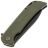 Нож Petrified Fish Tunny blackwash сталь 14C28N рукоять Green Micarta