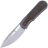 Нож WE Knife Baloo Beadblast сталь CPM-20CV рукоять Gray Ti/Green Micarta (WE21033-4)