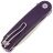 Нож SHOOZIZ HAN309 satin сталь D2 рукоять Purple G10