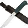 Нож Южный Крест Норт Эксперт сталь М390 рукоять мельхиор/микарта изумруд (349.5352 М390)