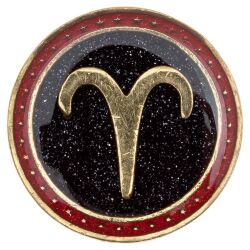 Бусина темлячная byMordor Знак зодиака Овен