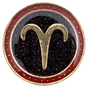 Бусина темлячная byMordor Знак зодиака Овен 