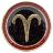 Бусина темлячная byMordor Знак зодиака Овен