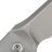 Нож WE Knife 702XI stonewash сталь M390 рукоять Gray Titanium/Jungle Wear FatCarbon (WE07B-4)
