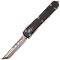 Нож Microtech Ultratech Hellhound Bronze сталь CTS-204P рукоять Black Aluminium (119-13S)