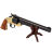 Макет револьвер Smith & Wesson Schofield США 1869г латунь (Denix)