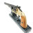 Макет револьвер Smith & Wesson Schofield США 1869г латунь (Denix)